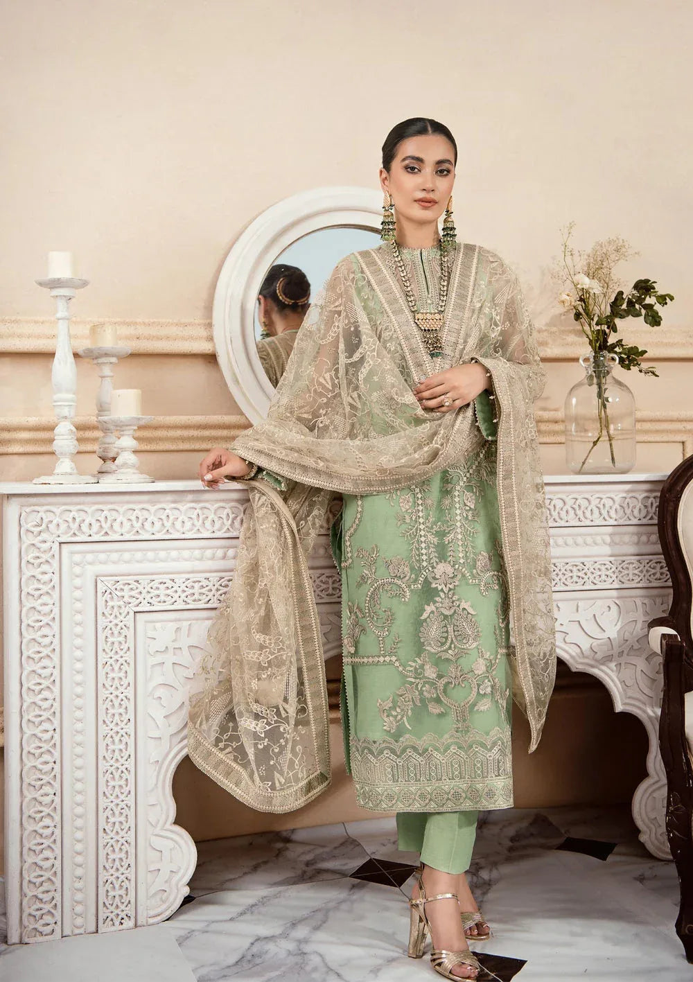 Aik Atelier | Formals Collection | LUMIERE - LOOK 03 - Aqsa Fabrics