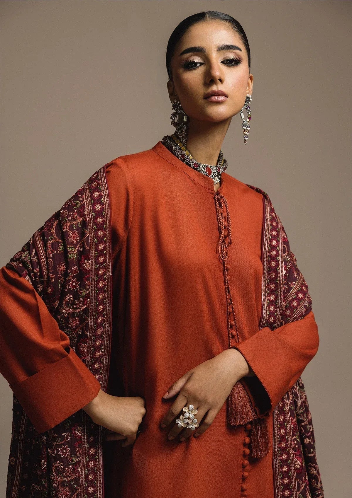 Aik Atelier | Aik Roz Karandi 25 | LOOK 04 - Aqsa Fabrics