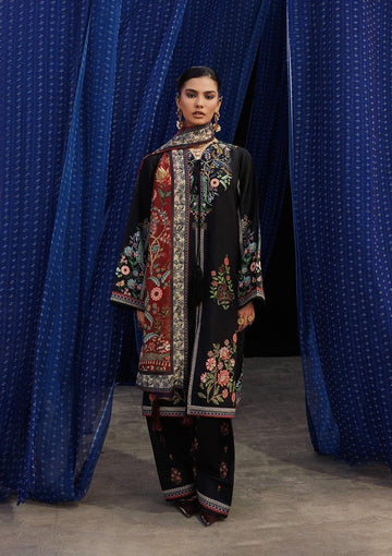 Aik Atelier | Roz Khaddar | AIK ROZ '25 D2 - LOOK 01 - Aqsa Fabrics