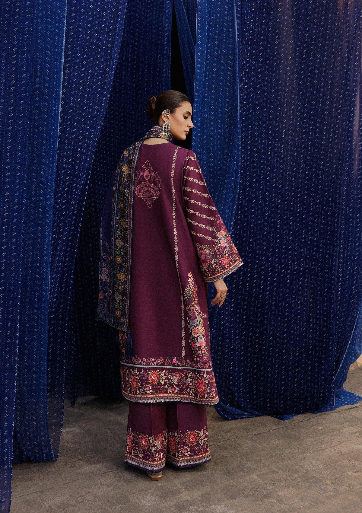 Aik Atelier | Roz Khaddar | AIK ROZ '25 D2 - LOOK 04 - Aqsa Fabrics