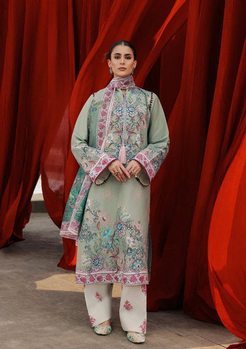 Aik Atelier | Roz Khaddar | AIK ROZ '25 D2 - LOOK 06 - Aqsa Fabrics