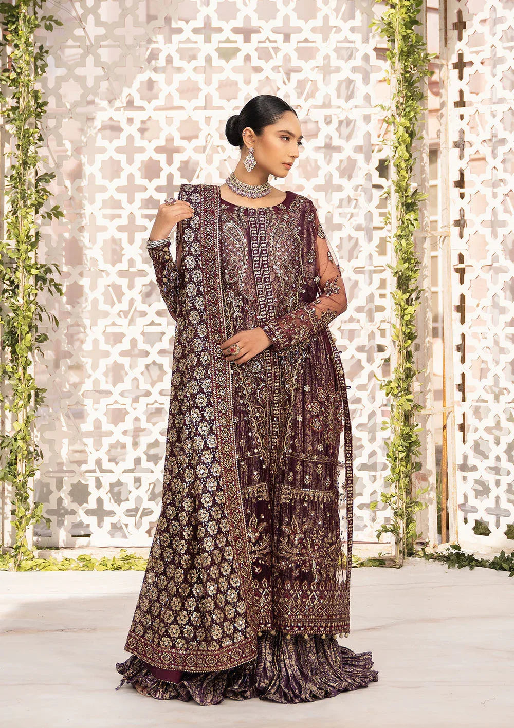 Aik Atelier | Formals Vol-1 24 | LOOK 04 - Aqsa Fabrics