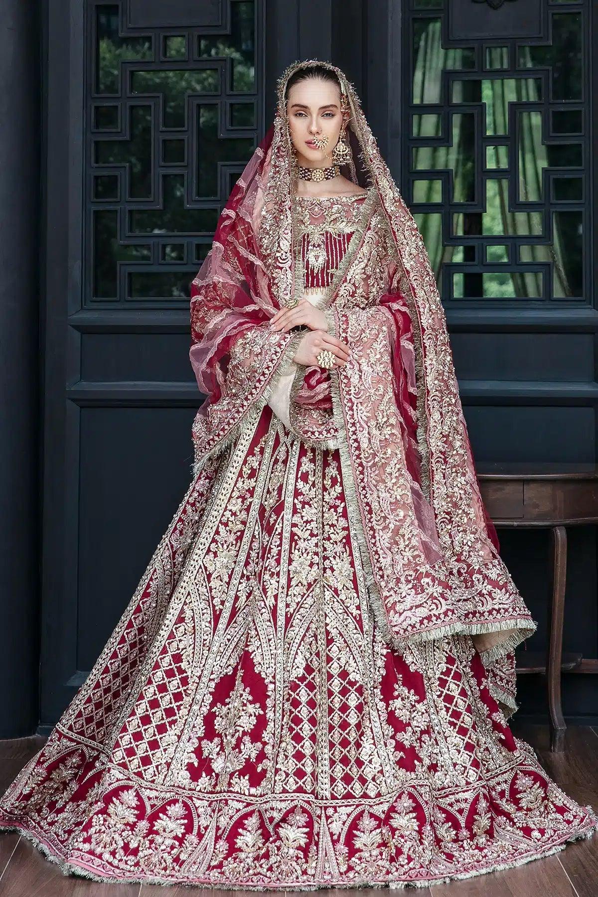 AJR Couture | Bridal Couture23 | Marigold - Aqsa Fabrics