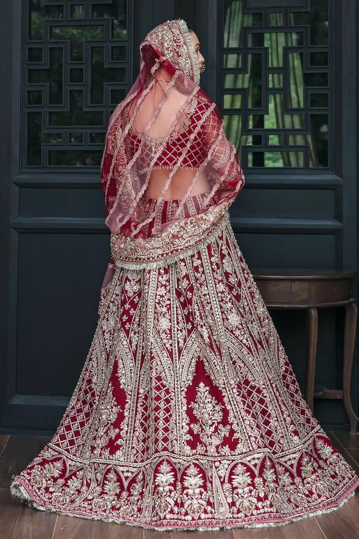 AJR Couture | Bridal Couture23 | Marigold - Aqsa Fabrics