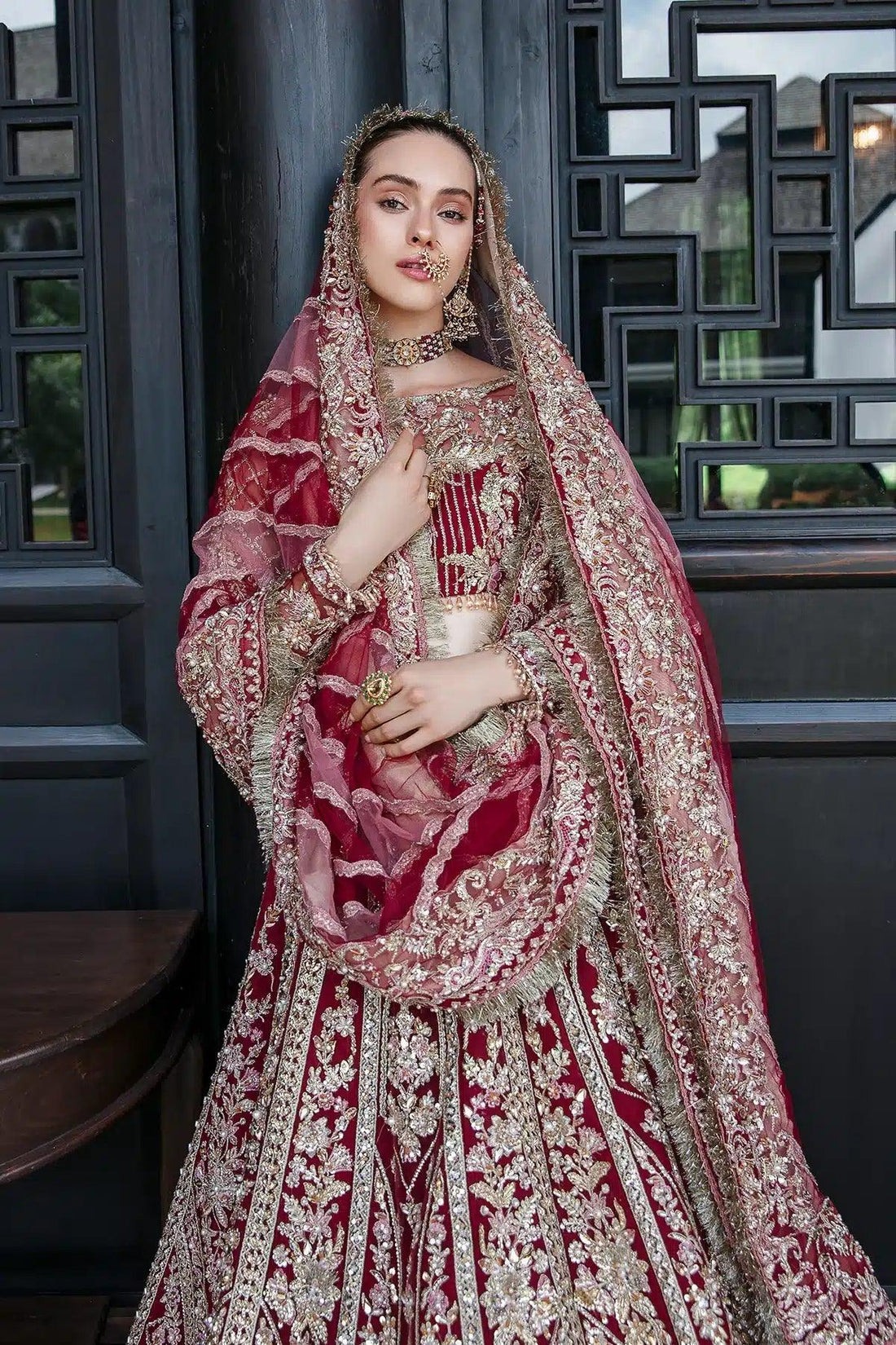AJR Couture | Bridal Couture23 | Marigold - Aqsa Fabrics