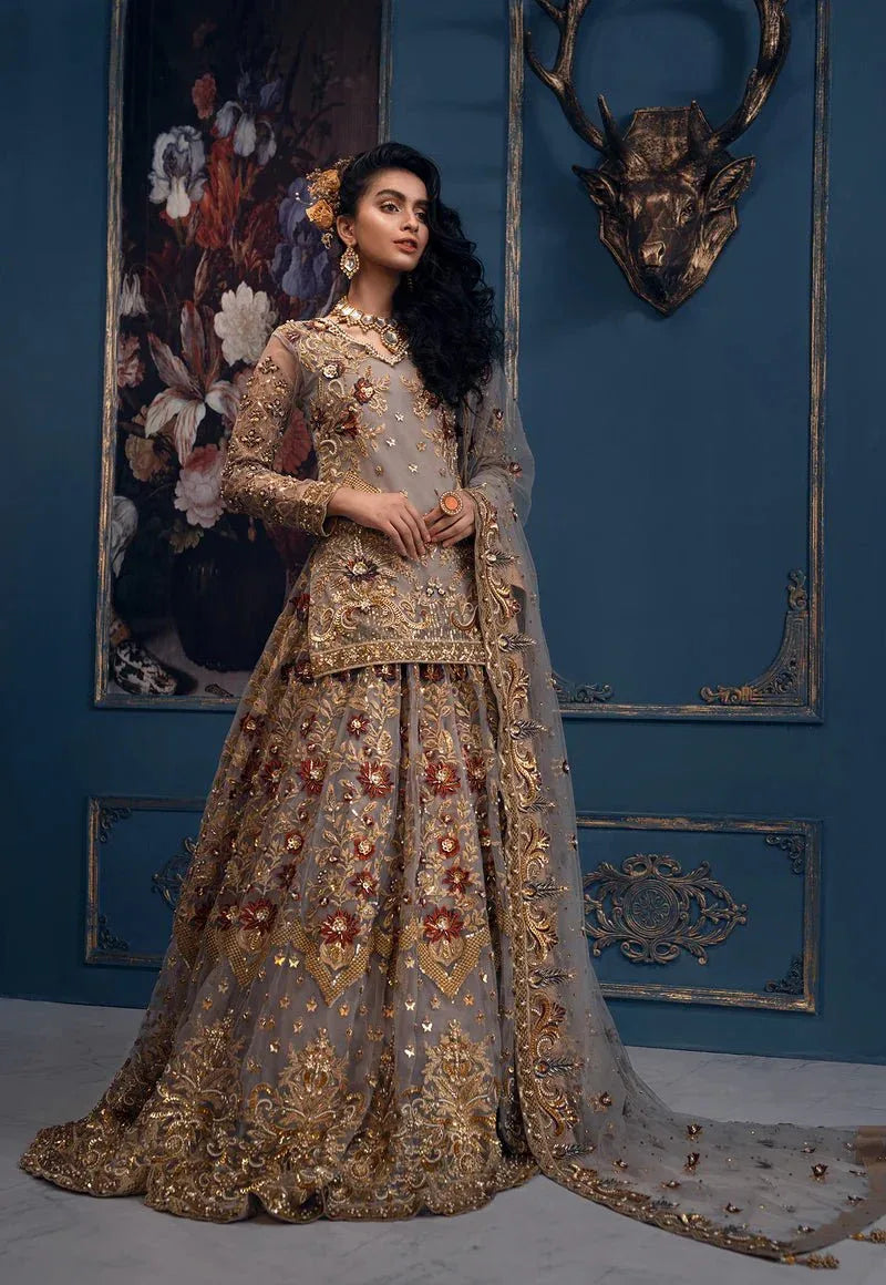Akbar Aslam | Orphic Bridals | Queen Bee AAB-1403 - Aqsa Fabrics