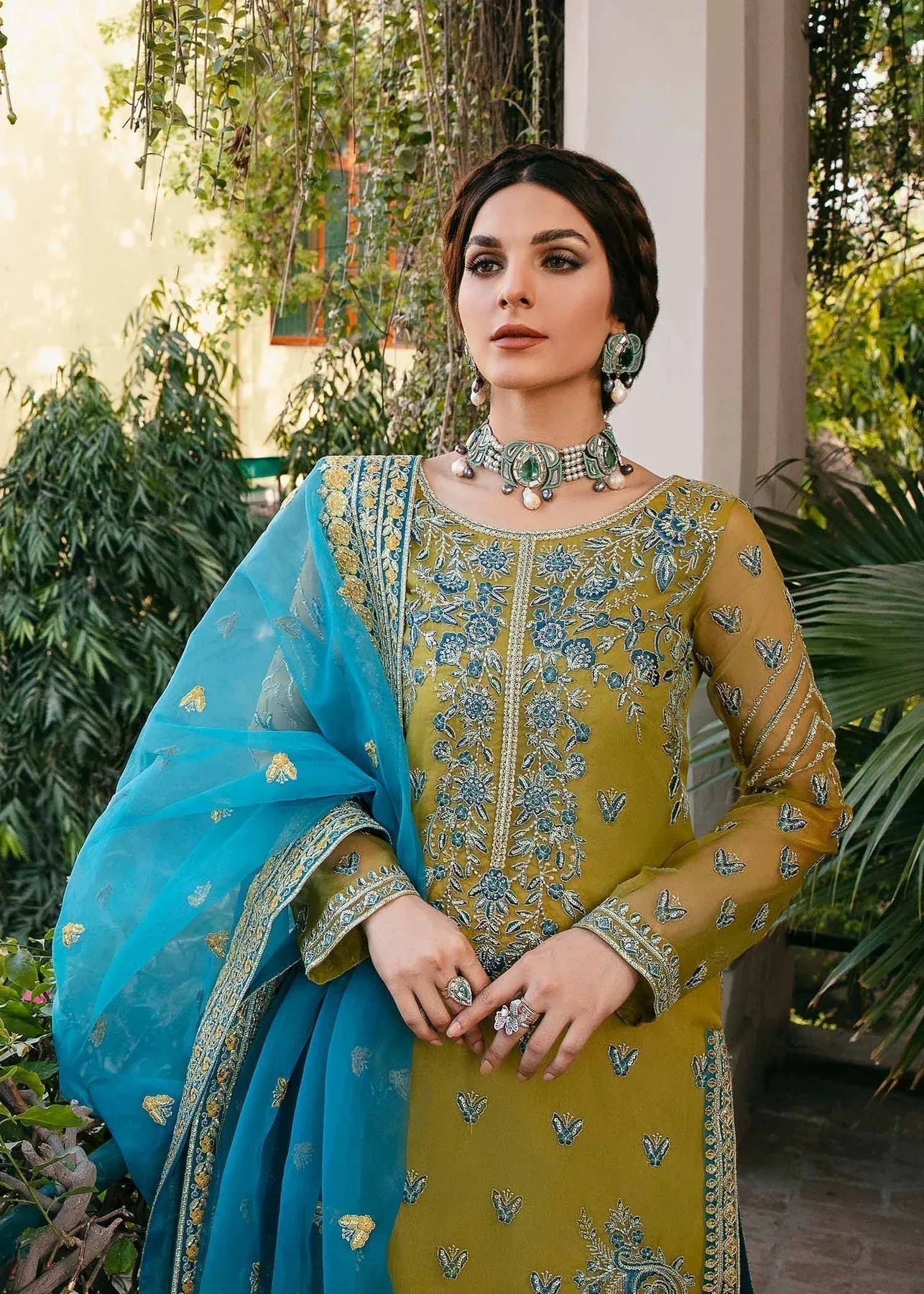 Akbar Aslam | Wedding Formals | DAVINA - Aqsa Fabrics