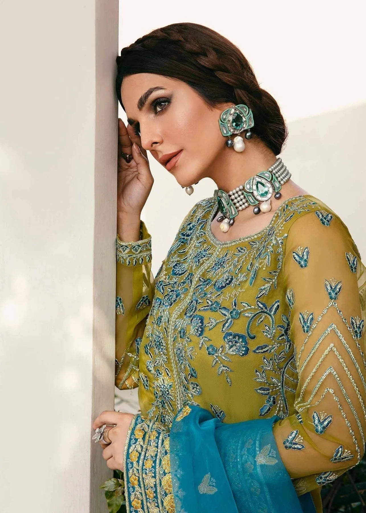 Akbar Aslam | Wedding Formals | DAVINA - Aqsa Fabrics