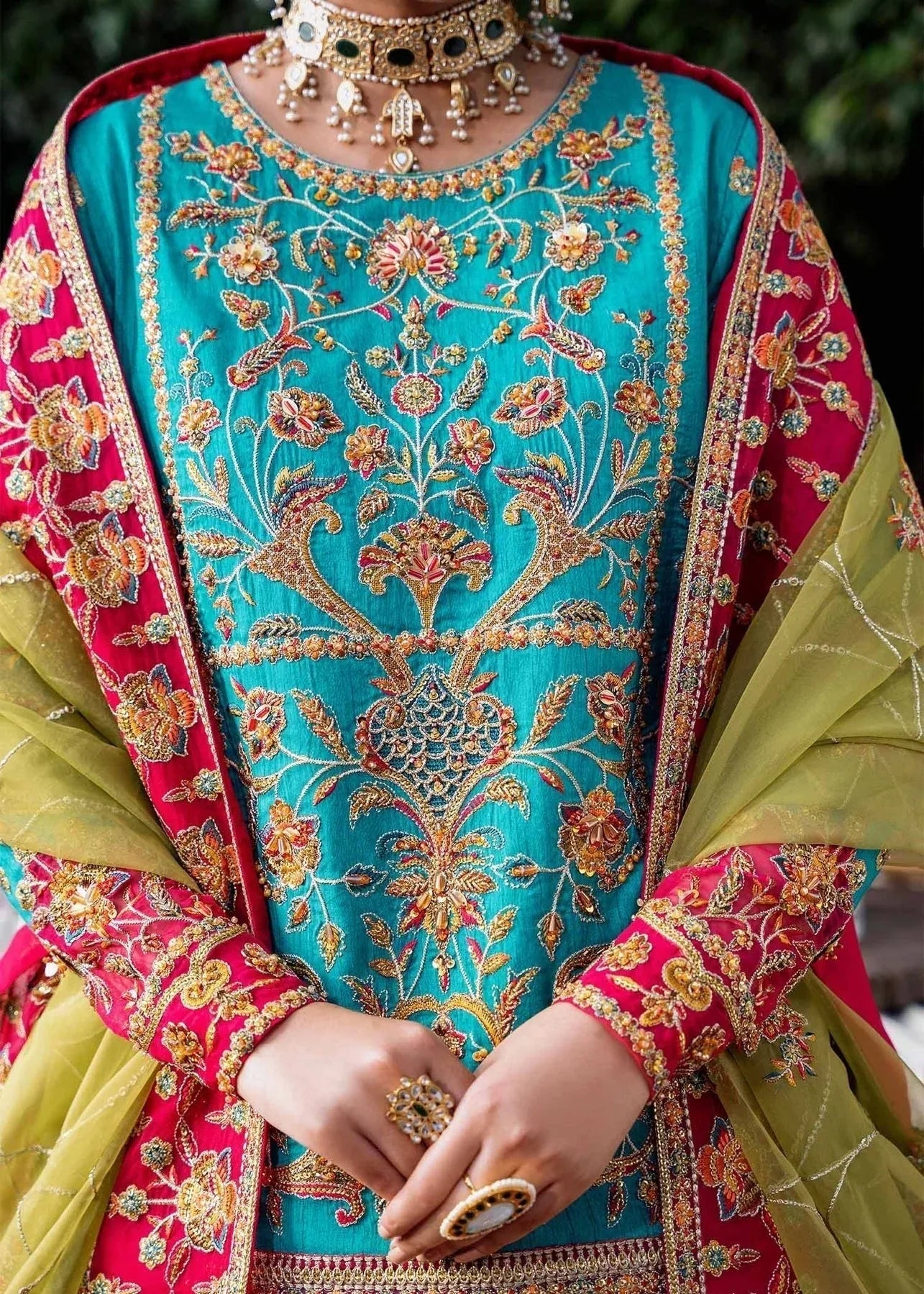 Akbar Aslam | Wedding Formals | MAAHRU - Aqsa Fabrics