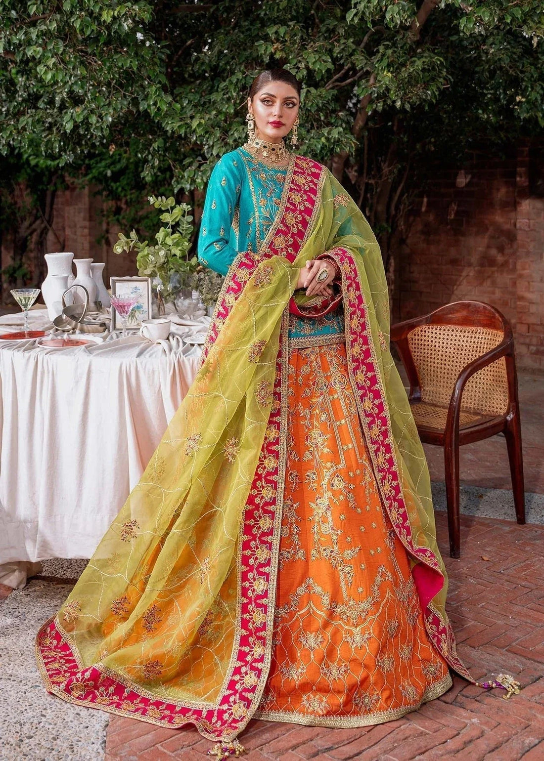Akbar Aslam | Wedding Formals | MAAHRU - Aqsa Fabrics