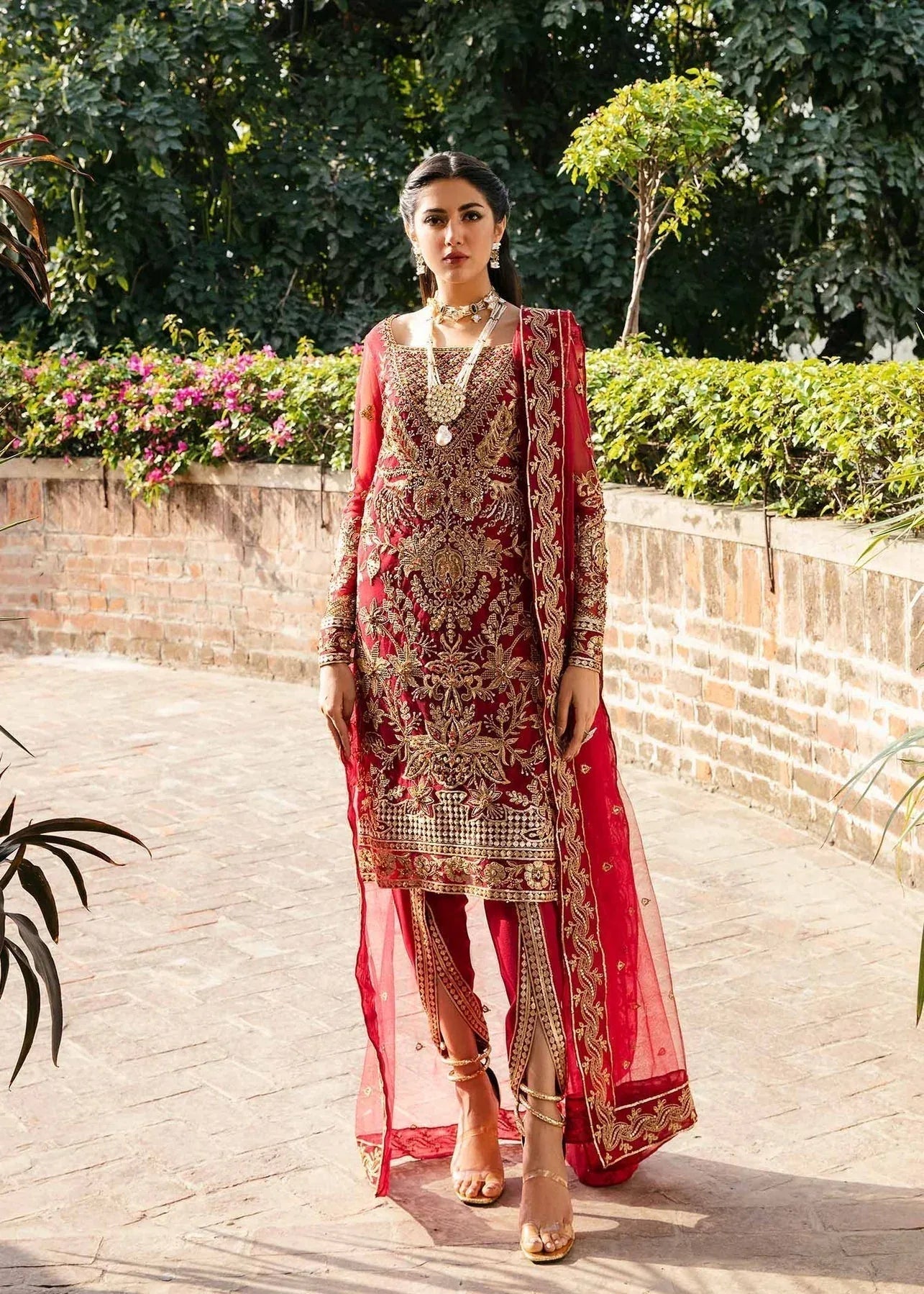 Akbar Aslam | Wedding Formals | OMAIRA - Aqsa Fabrics