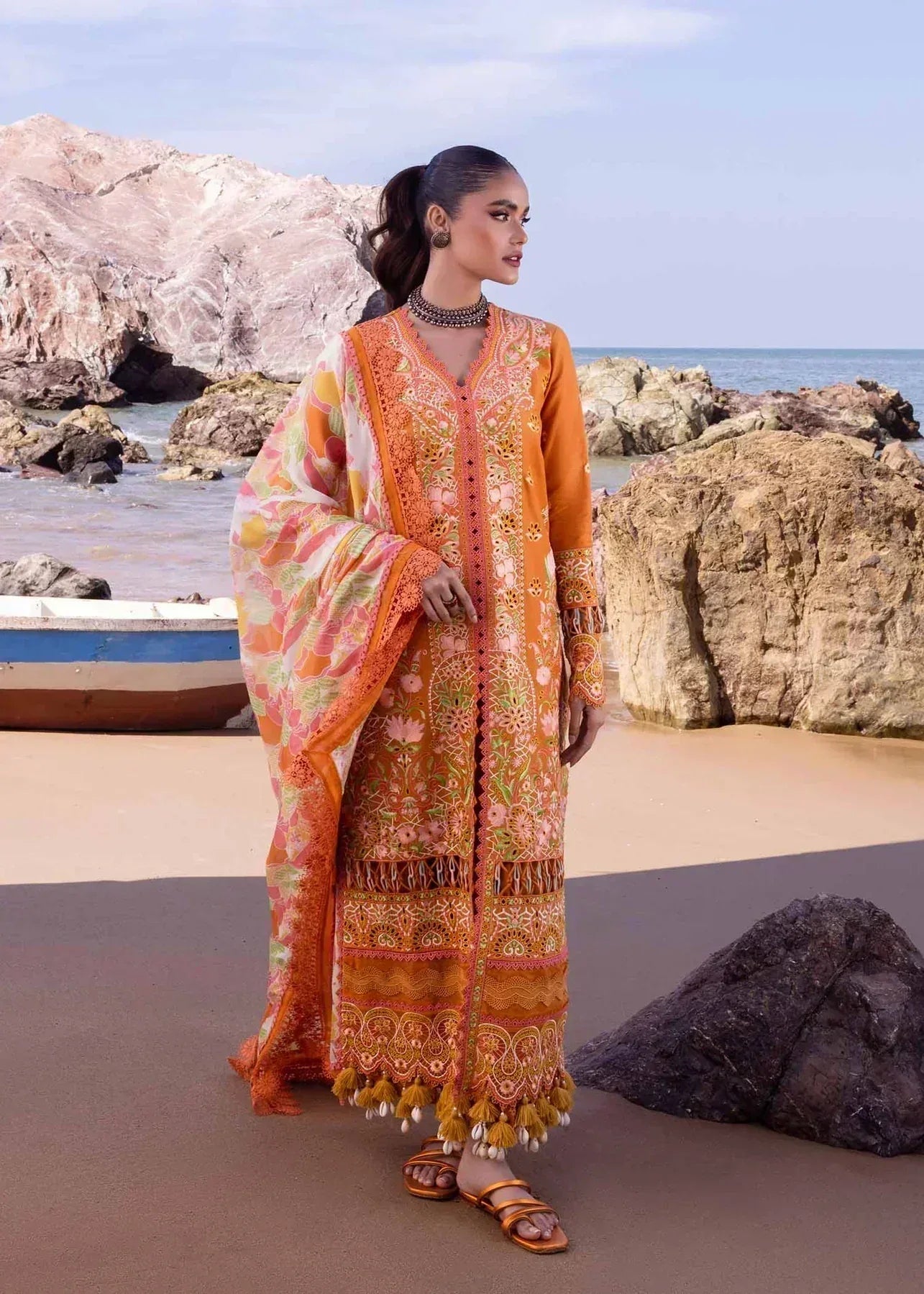 Akbar Aslam | Oasis Lawn 24 | Calla Lily - Aqsa Fabrics