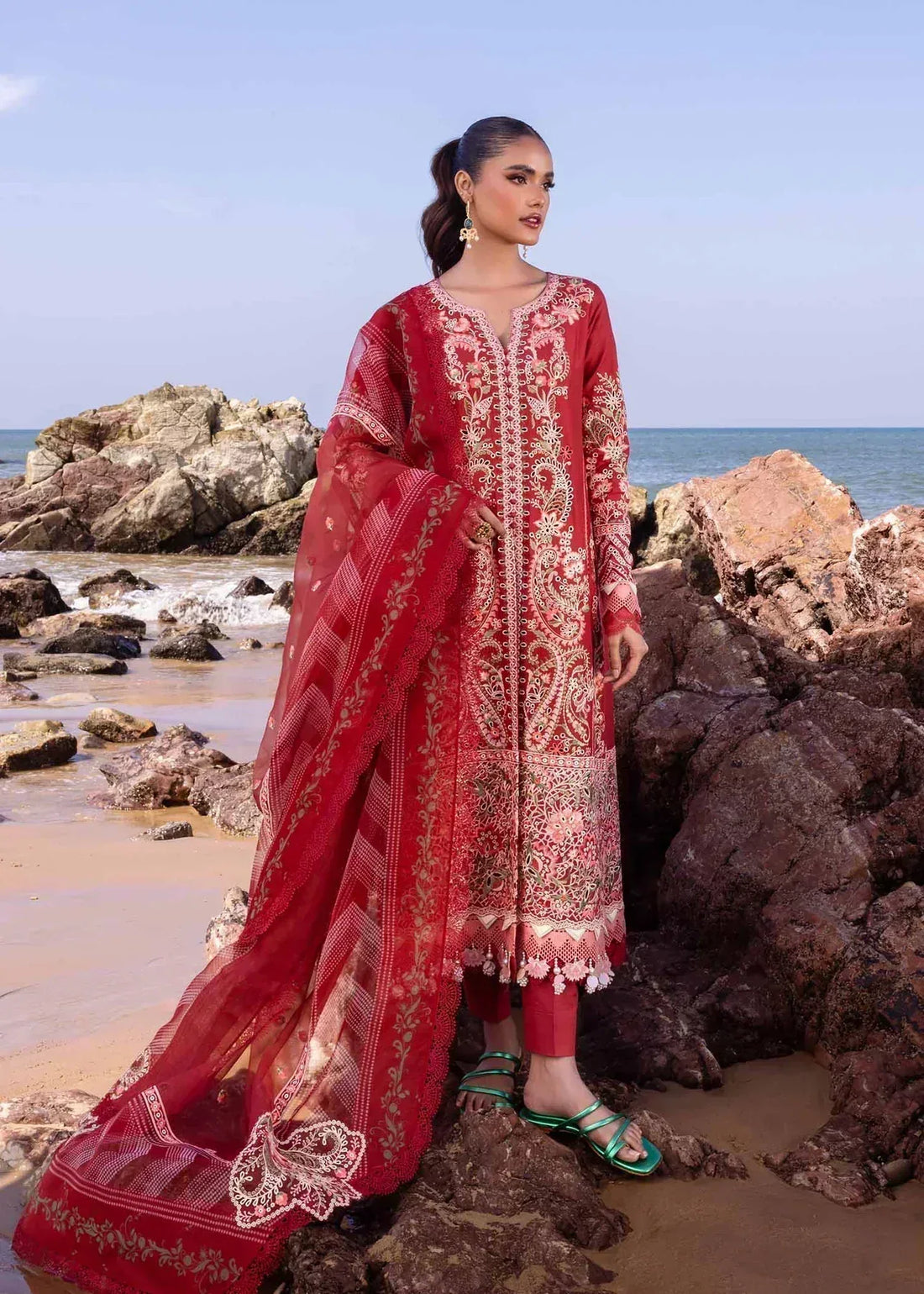 Akbar Aslam | Oasis Lawn 24 | Petuna - Aqsa Fabrics