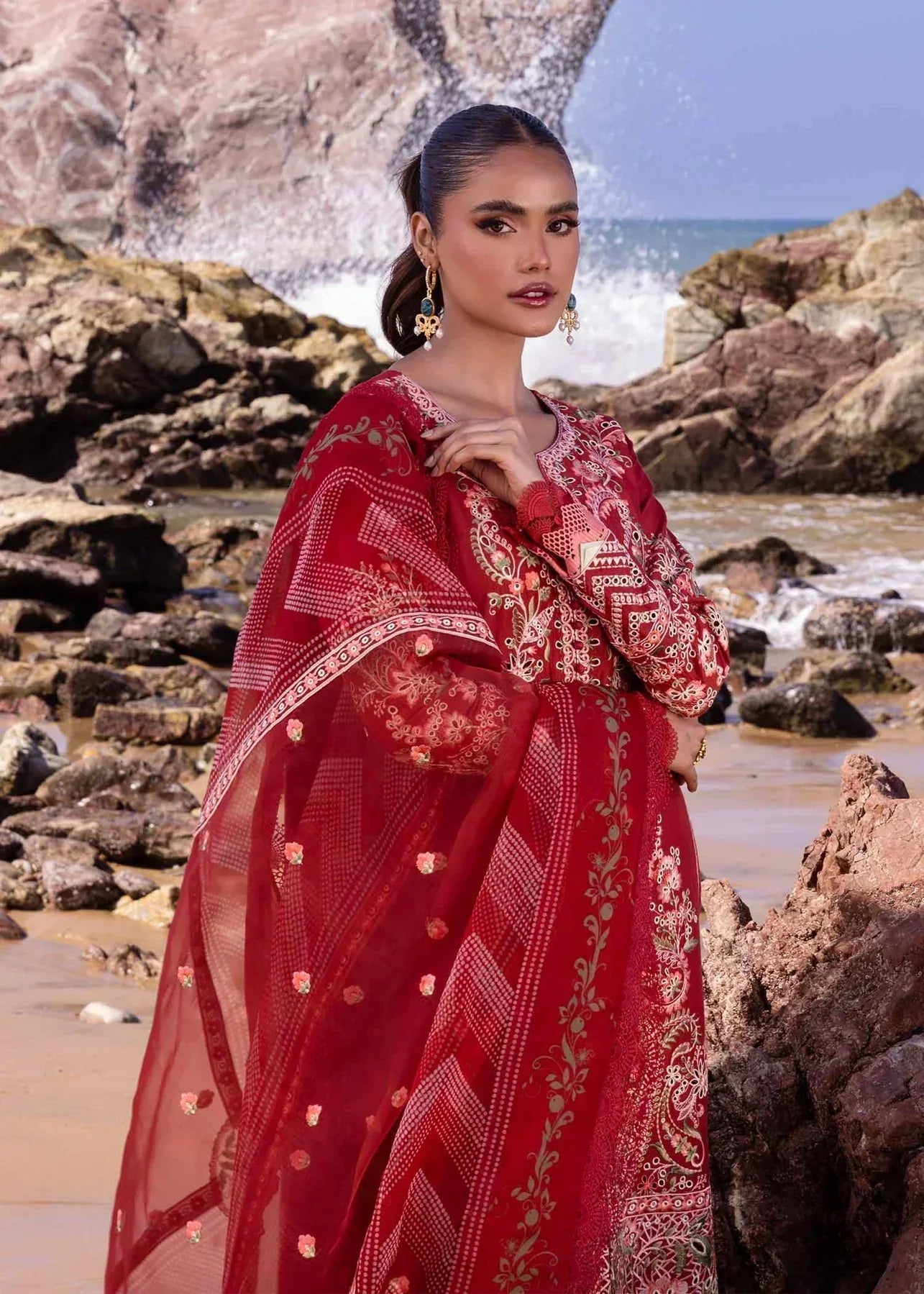 Akbar Aslam | Oasis Lawn 24 | Petuna - Aqsa Fabrics