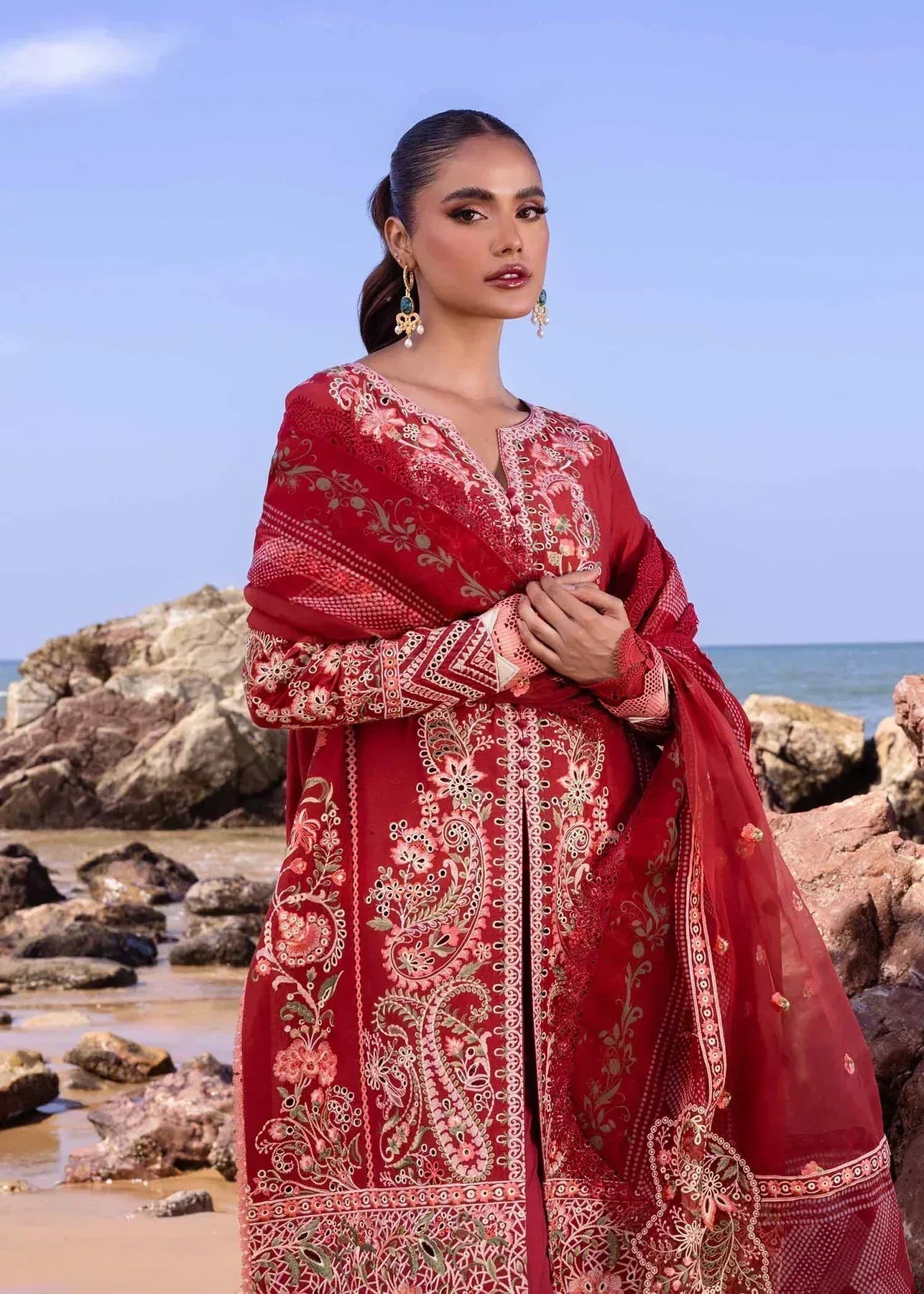Akbar Aslam | Oasis Lawn 24 | Petuna - Aqsa Fabrics