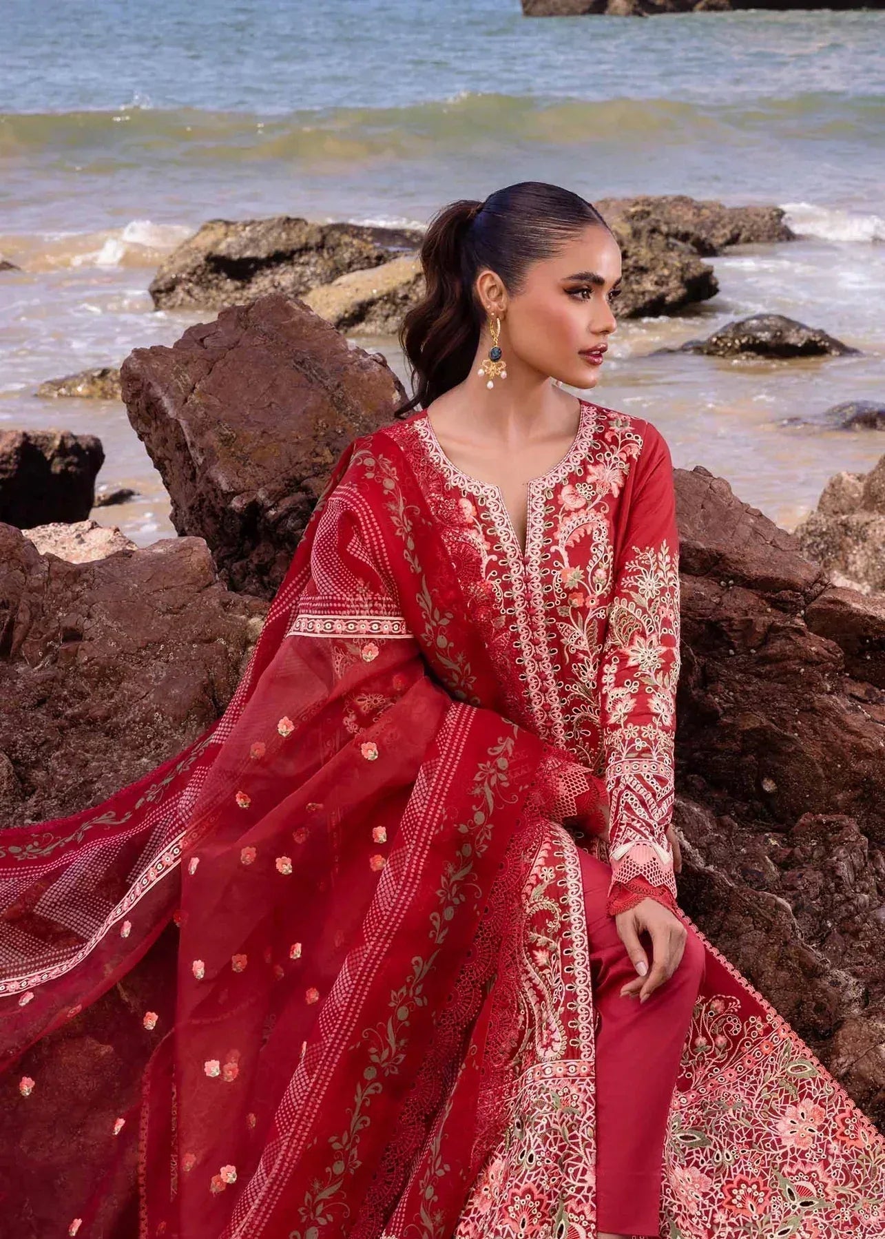 Akbar Aslam | Oasis Lawn 24 | Petuna - Aqsa Fabrics