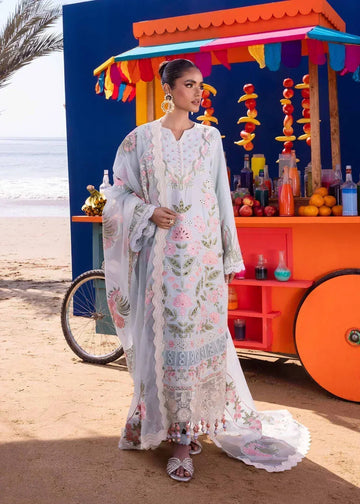 Akbar Aslam | Oasis Lawn 24 | Begonia - Aqsa Fabrics