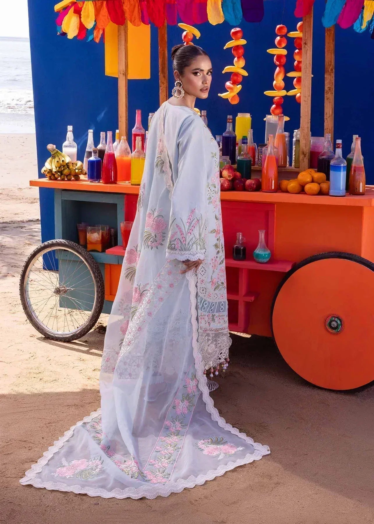 Akbar Aslam | Oasis Lawn 24 | Begonia - Aqsa Fabrics
