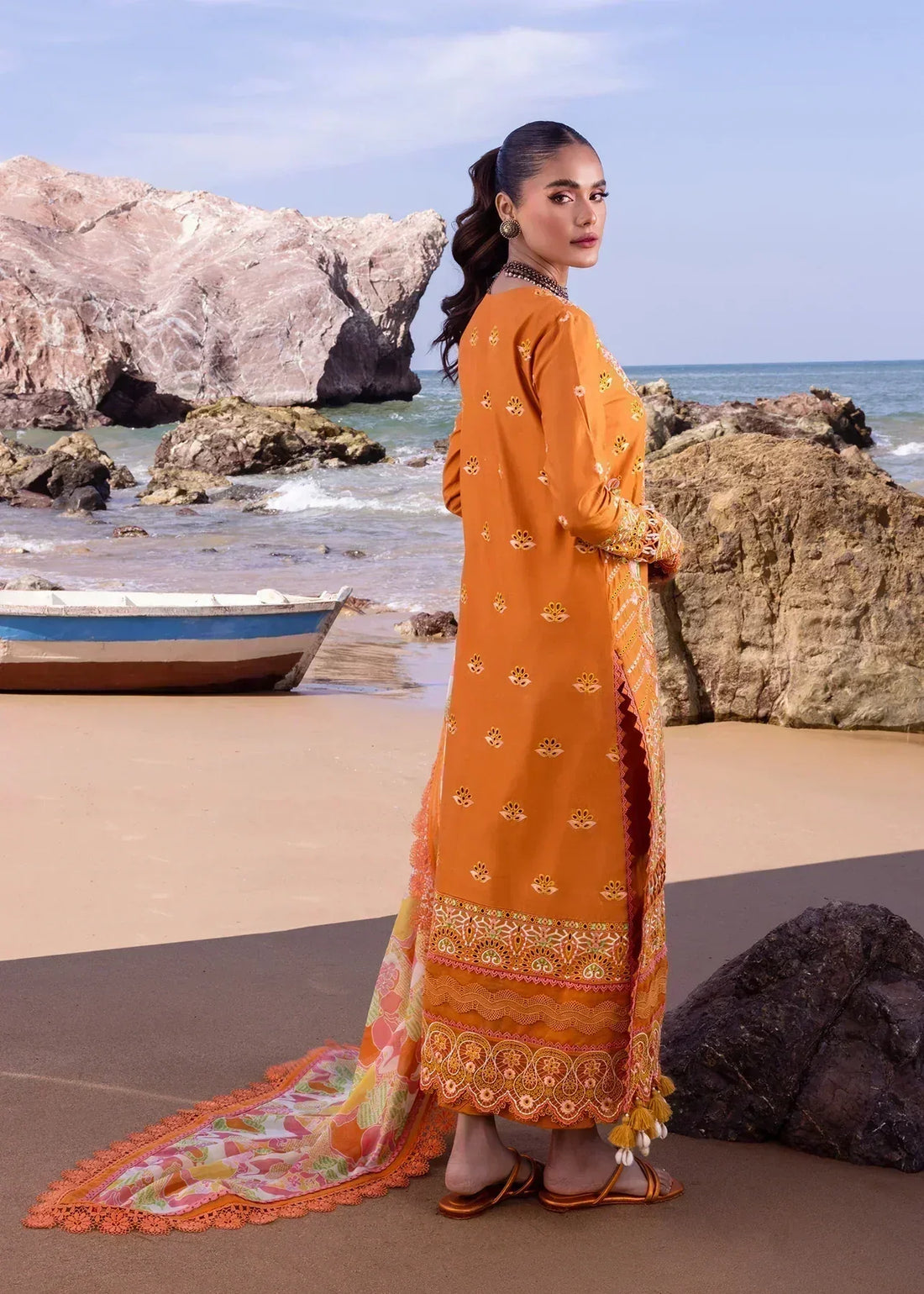 Akbar Aslam | Oasis Lawn 24 | Calla Lily - Aqsa Fabrics