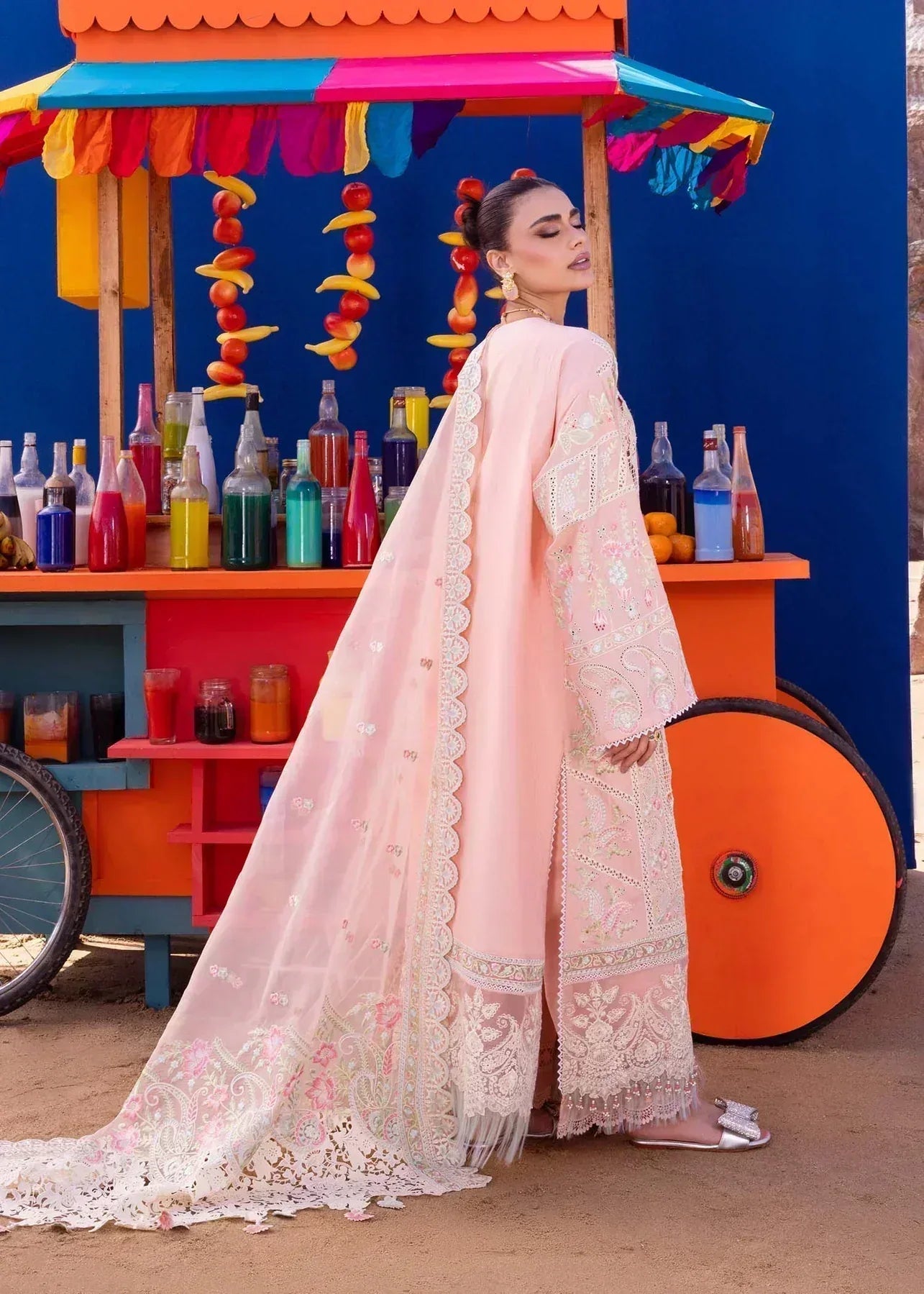 Akbar Aslam | Oasis Lawn 24 | Camellia - Aqsa Fabrics