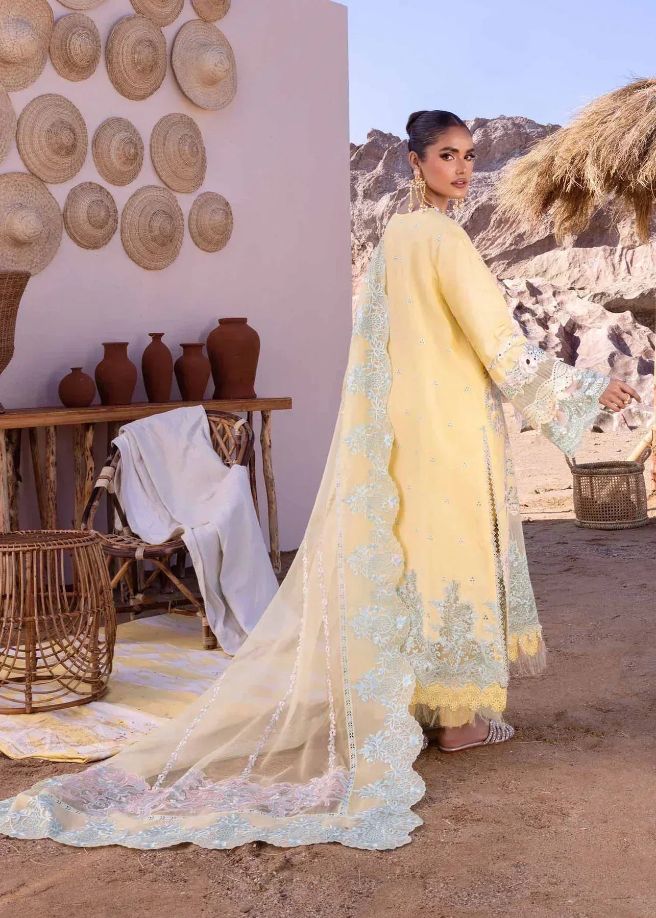 Akbar Aslam | Oasis Lawn 24 | Dahlia - Aqsa Fabrics