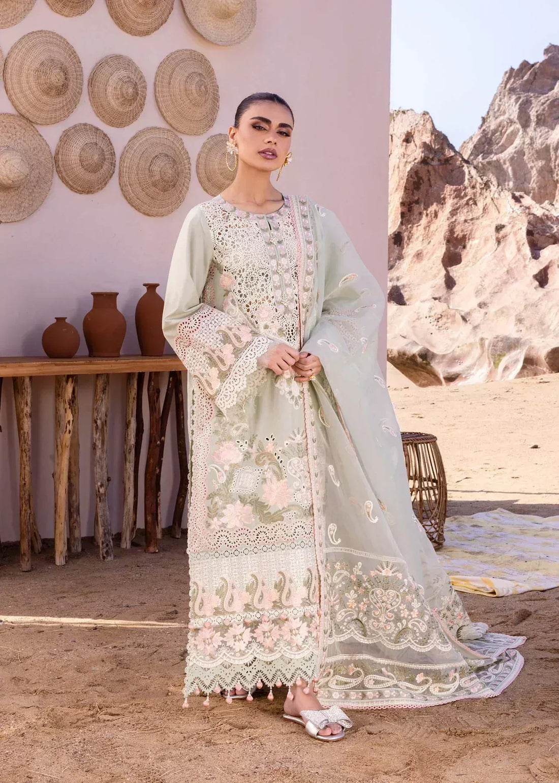 Akbar Aslam | Oasis Lawn 24 | Alberta - Aqsa Fabrics