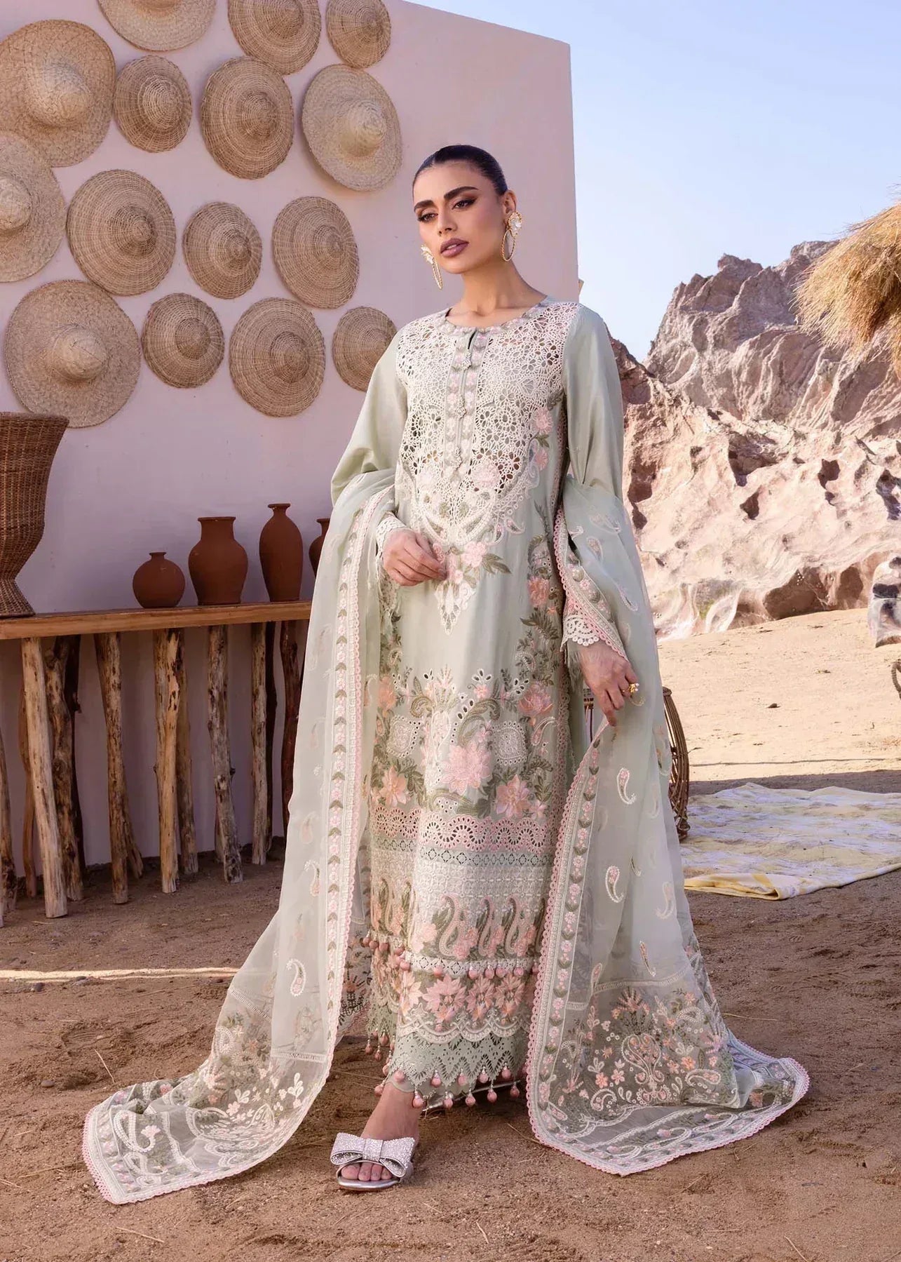 Akbar Aslam | Oasis Lawn 24 | Alberta - Aqsa Fabrics