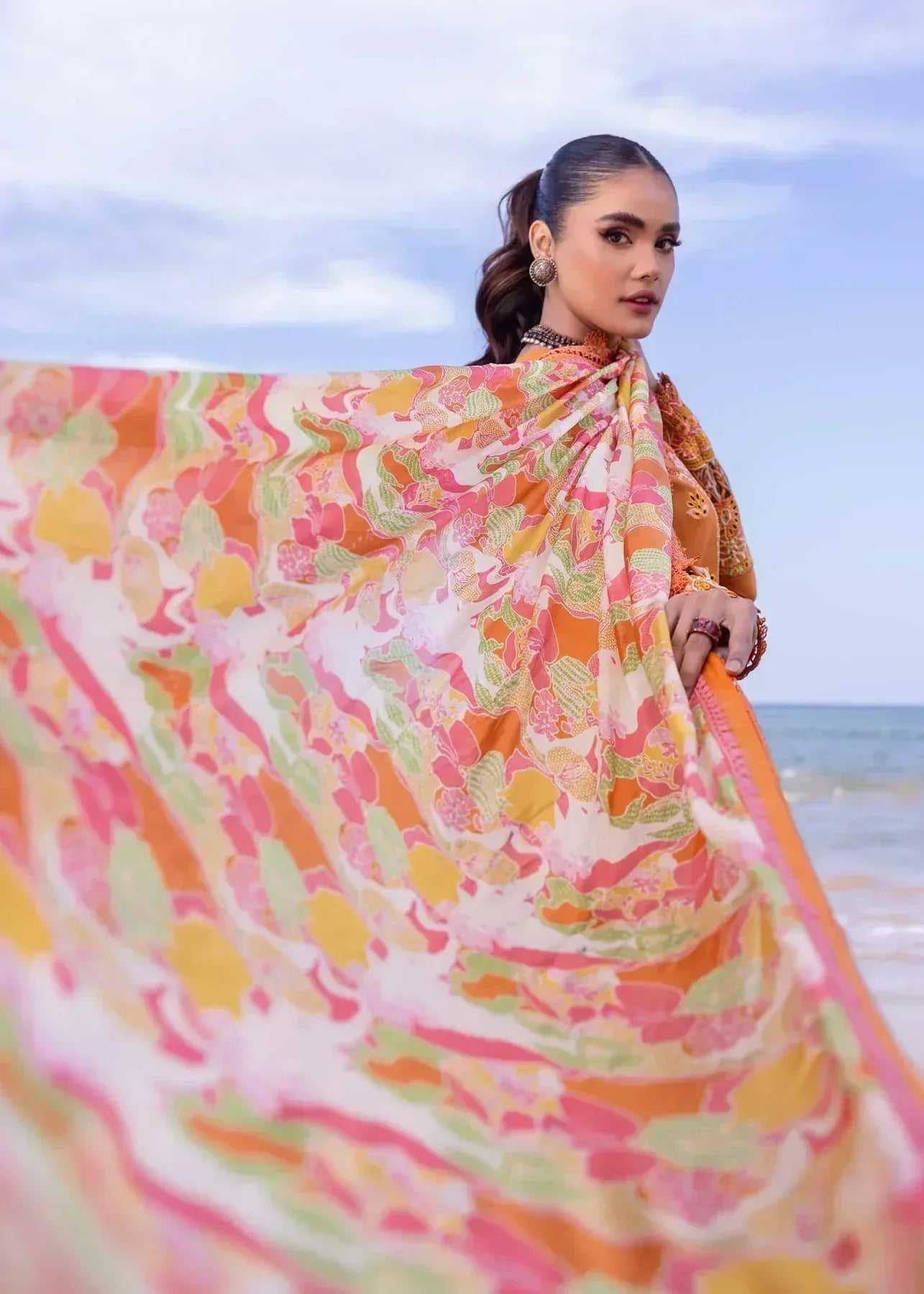 Akbar Aslam | Oasis Lawn 24 | Calla Lily - Aqsa Fabrics