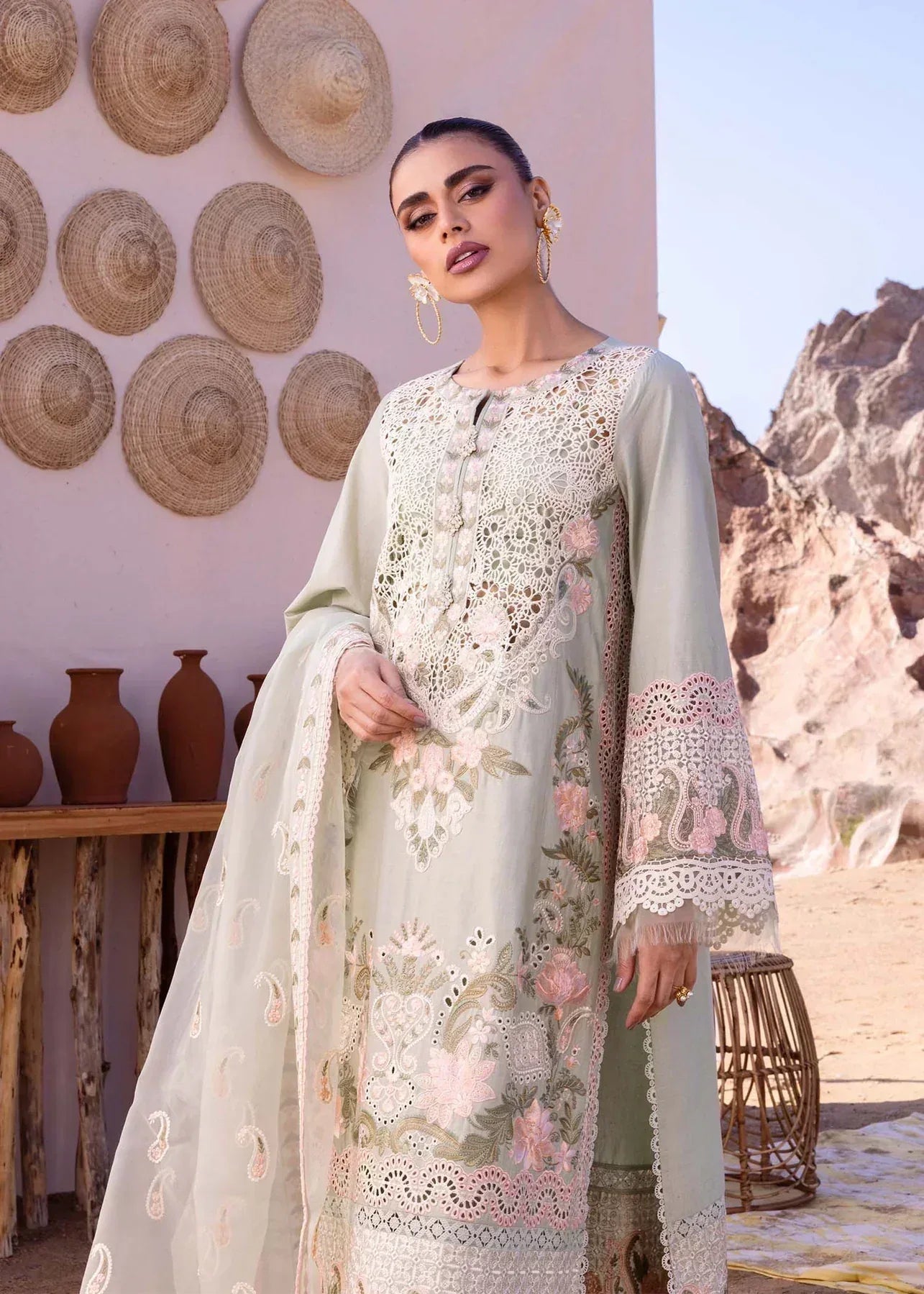 Akbar Aslam | Oasis Lawn 24 | Alberta - Aqsa Fabrics