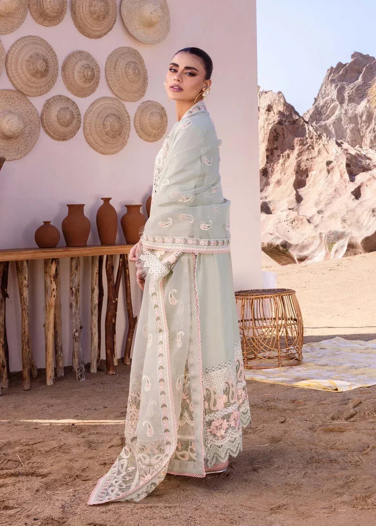 Akbar Aslam | Oasis Lawn 24 | Alberta - Aqsa Fabrics
