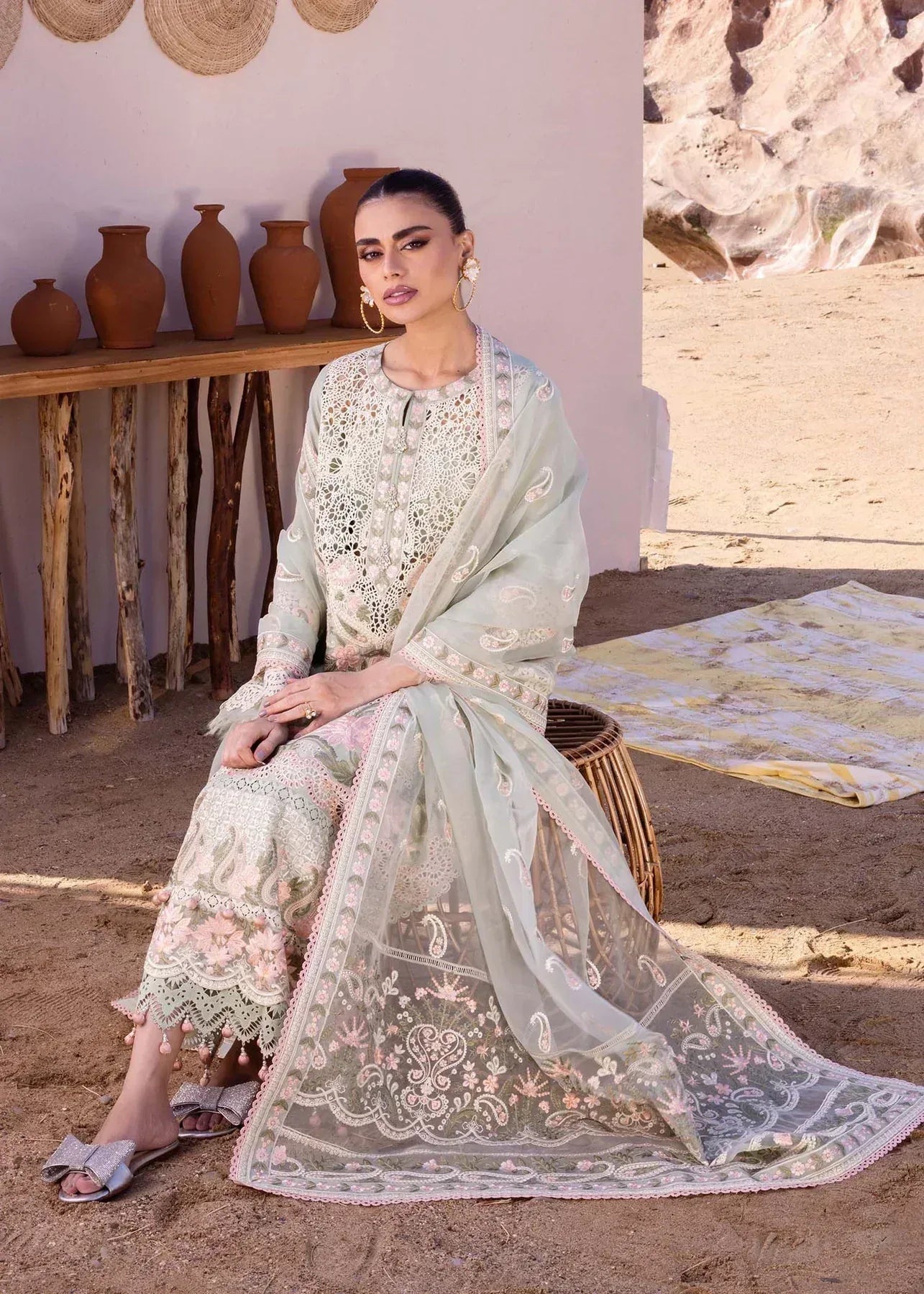 Akbar Aslam | Oasis Lawn 24 | Alberta - Aqsa Fabrics