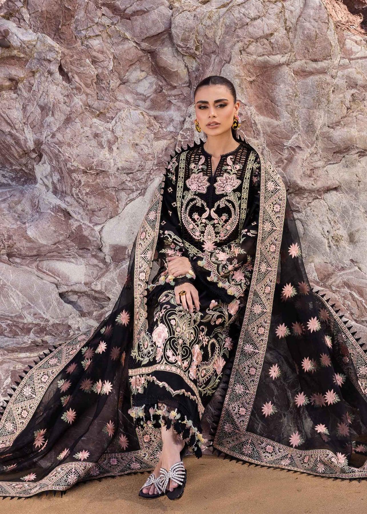 Akbar Aslam | Oasis Lawn 24 | Iris - Aqsa Fabrics