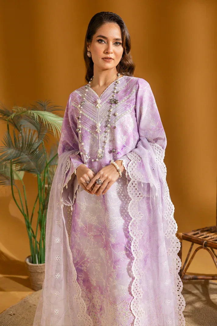 Alizeh | Maahi Embroidered Lawn | Ayla - Aqsa Fabrics