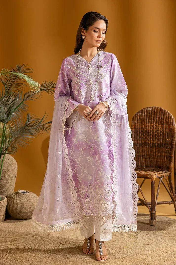 Alizeh | Maahi Embroidered Lawn | Ayla - Aqsa Fabrics