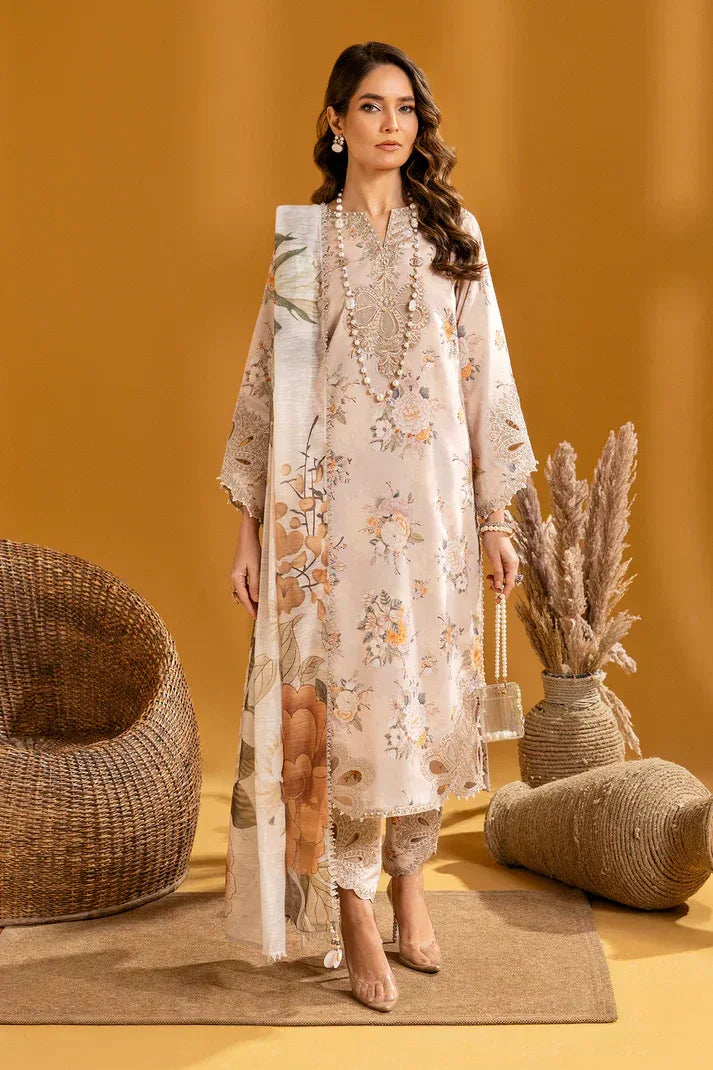 Alizeh | Maahi Embroidered Lawn | Hiza - Aqsa Fabrics