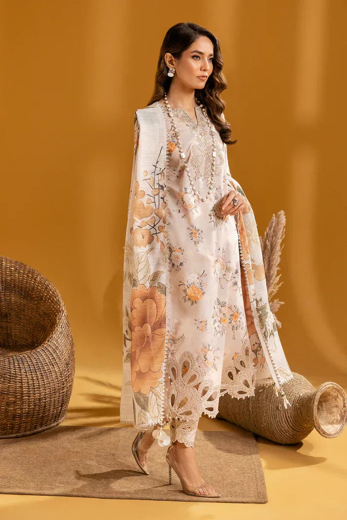 Alizeh | Maahi Embroidered Lawn | Hiza - Aqsa Fabrics