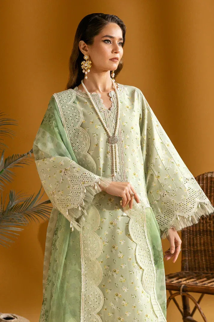 Alizeh | Maahi Embroidered Lawn | Ziva - Aqsa Fabrics