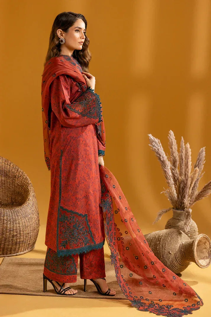 Alizeh | Maahi Embroidered Lawn | Mira - Aqsa Fabrics