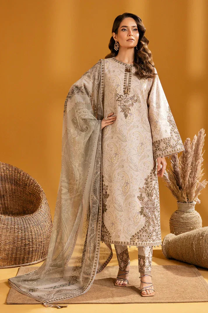 Alizeh | Maahi Embroidered Lawn | Hira - Aqsa Fabrics