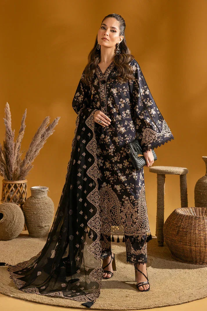 Alizeh | Maahi Embroidered Lawn | Tara - Aqsa Fabrics