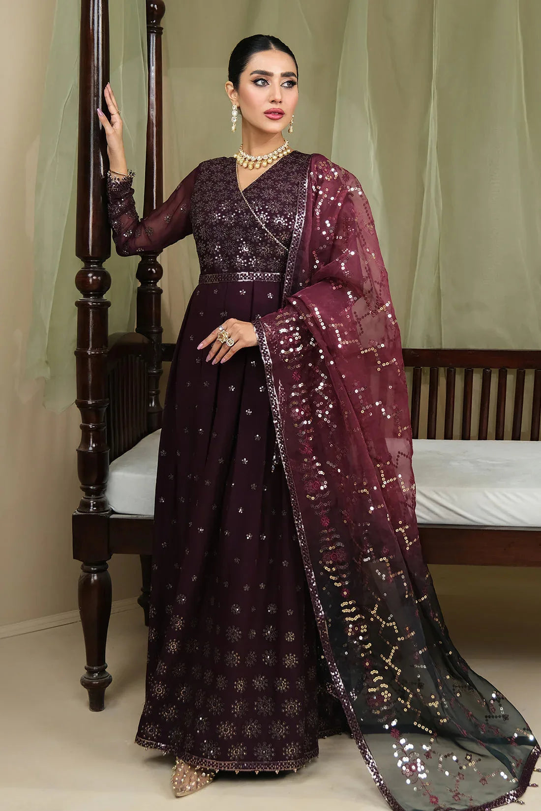 Alizeh | Formals Collection | ZURI UF-V03D03 - Aqsa Fabrics