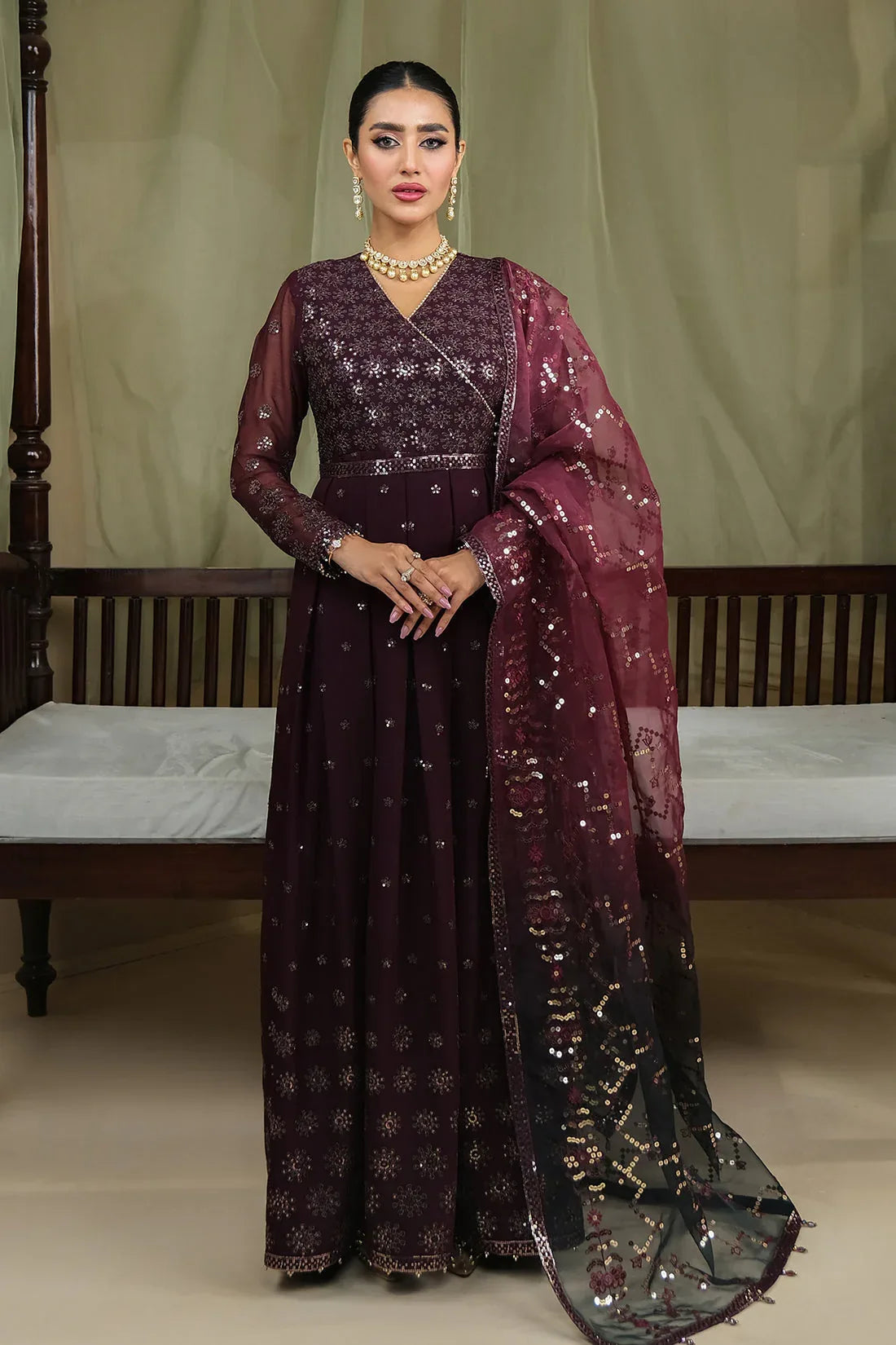 Alizeh | Formals Collection | ZURI UF-V03D03 - Aqsa Fabrics
