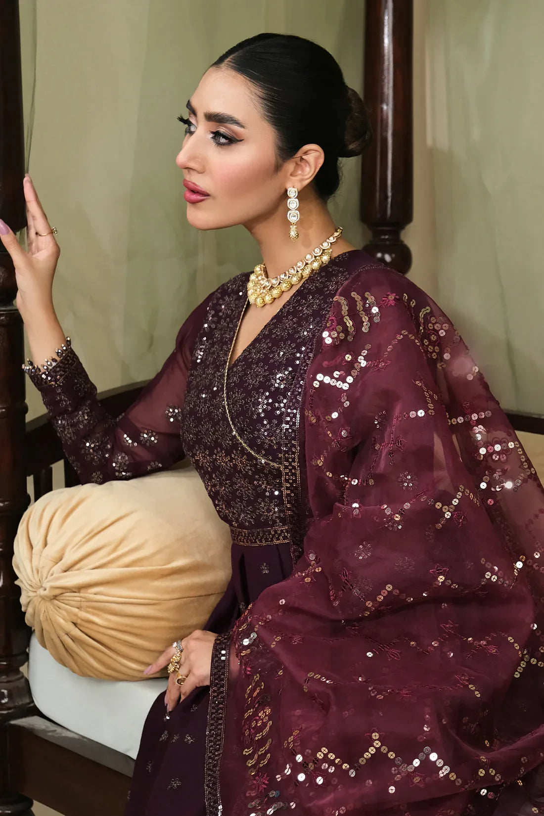 Alizeh | Formals Collection | ZURI UF-V03D03 - Aqsa Fabrics