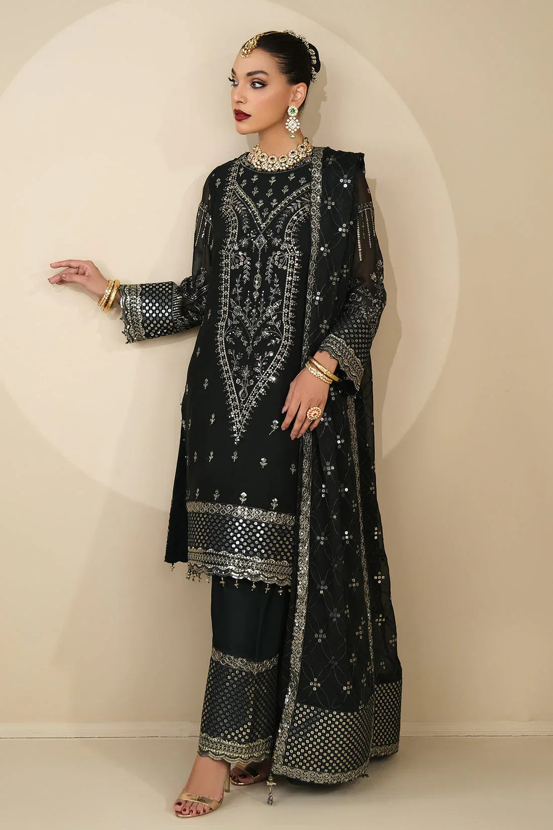 Alizeh | Formals Collection | MINERVA UF-V03D04 - Aqsa Fabrics