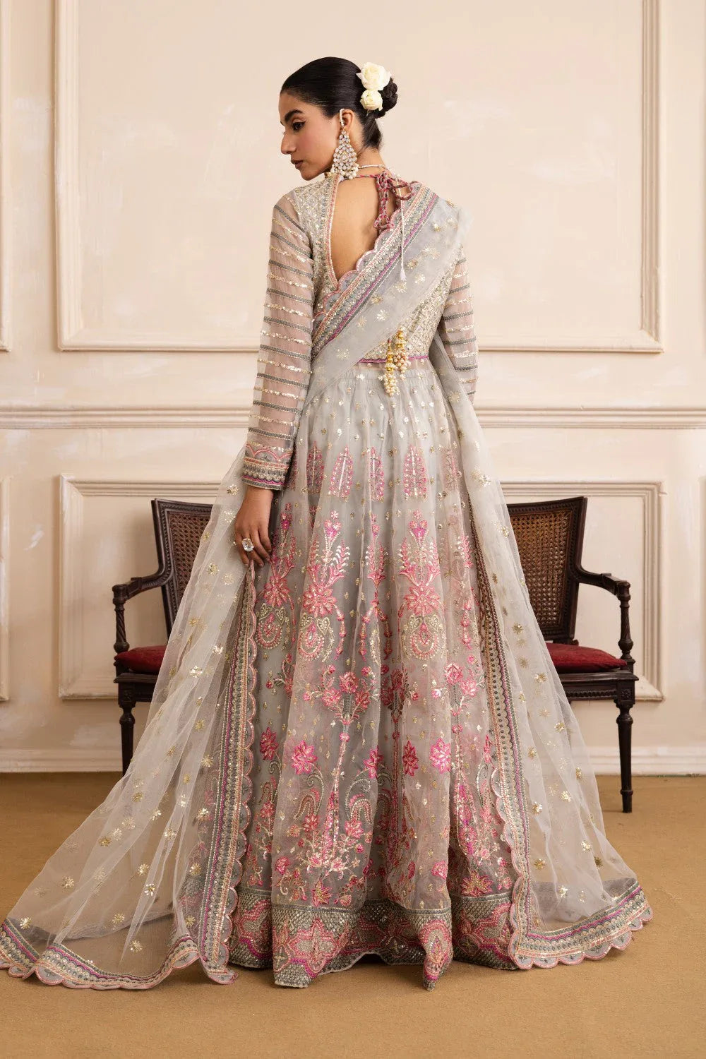 Maryum N Maria | Izara Formals | AMUMET - MW40026 - Aqsa Fabrics