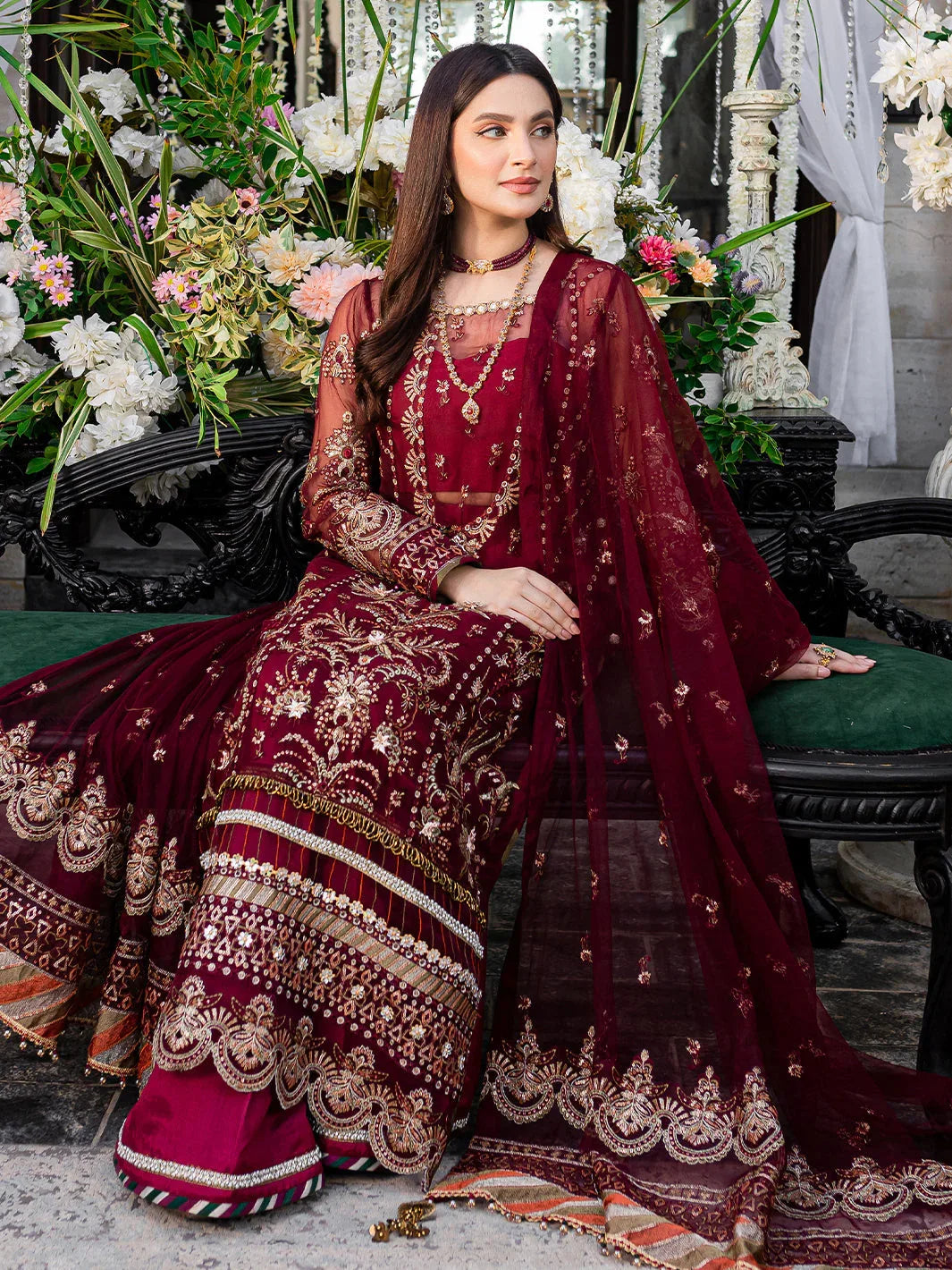Izel | Heeriye Festive Collection | Sarang - Aqsa Fabrics
