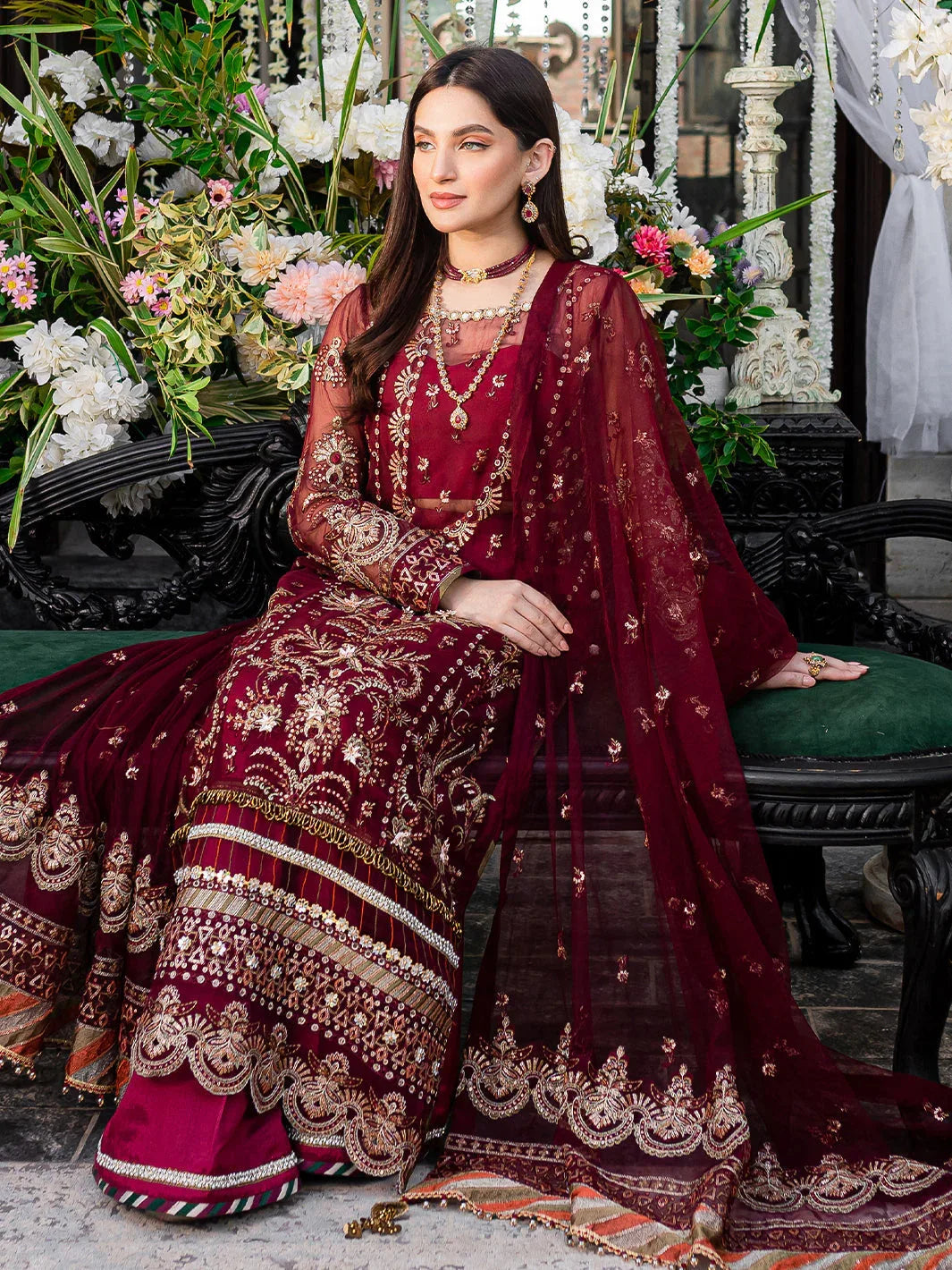Izel | Heeriye Festive Collection | Sarang - Aqsa Fabrics