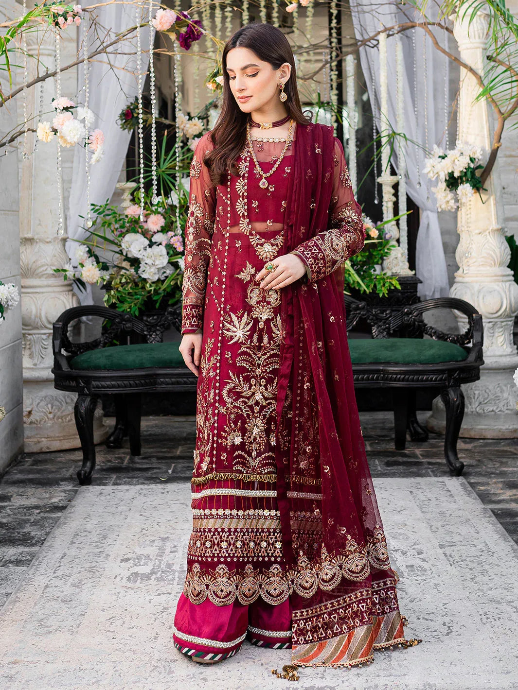 Izel | Heeriye Festive Collection | Sarang - Aqsa Fabrics