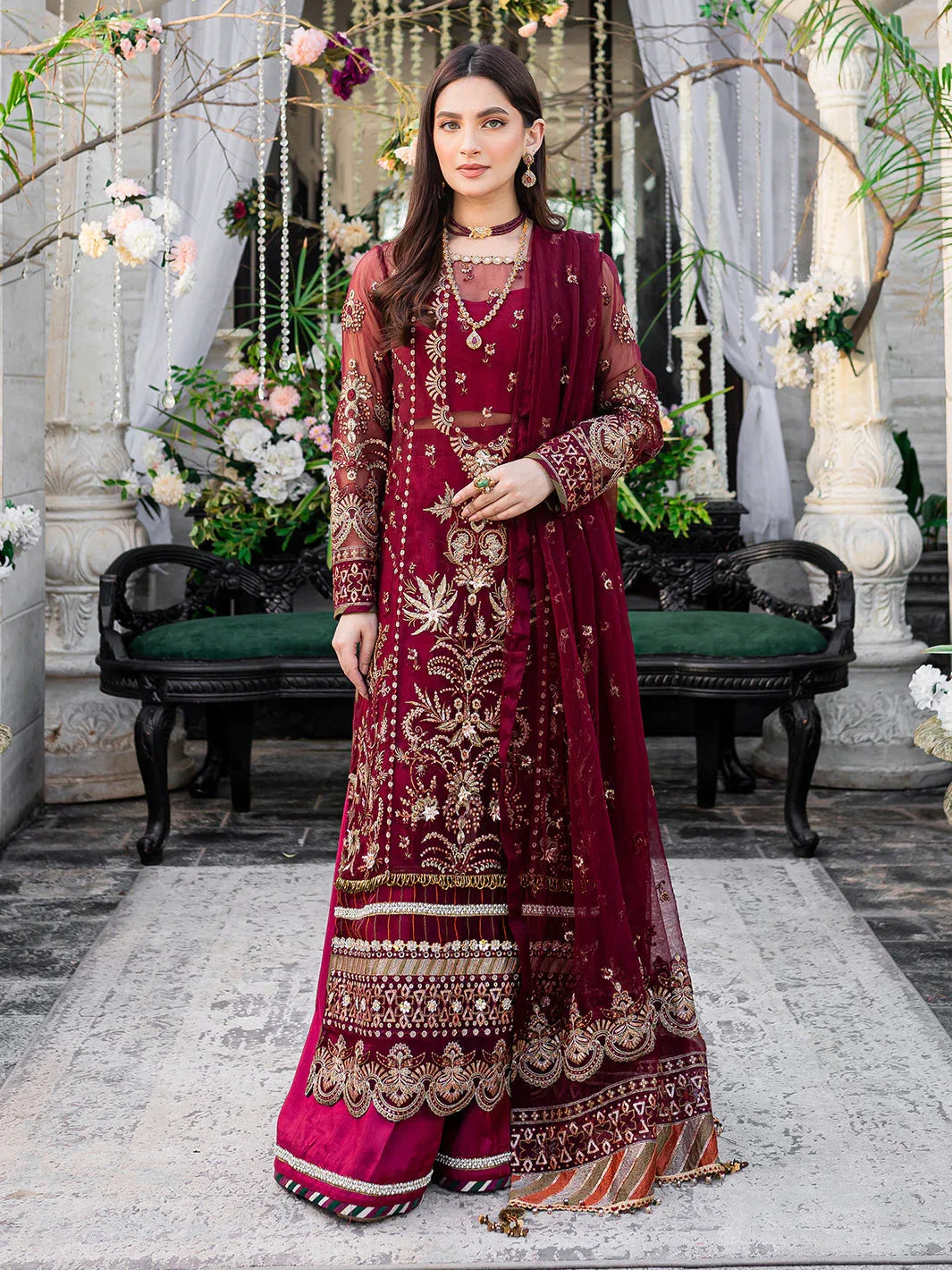 Izel | Heeriye Festive Collection | Sarang - Aqsa Fabrics