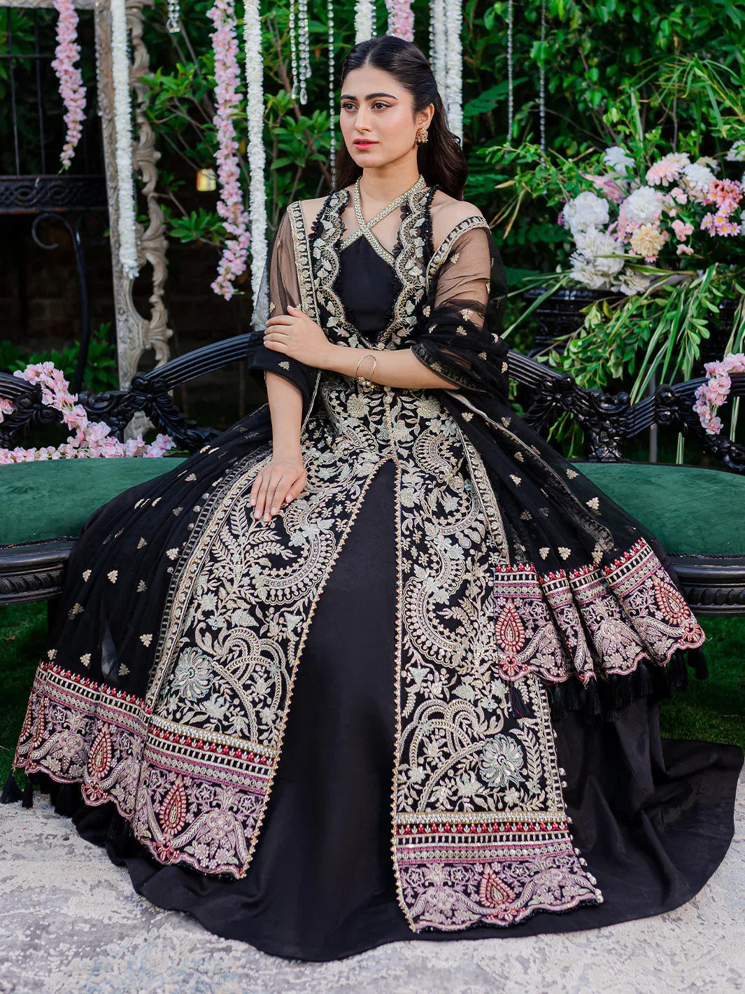 Izel | Heeriye Festive Collection |Surmaya - Aqsa Fabrics